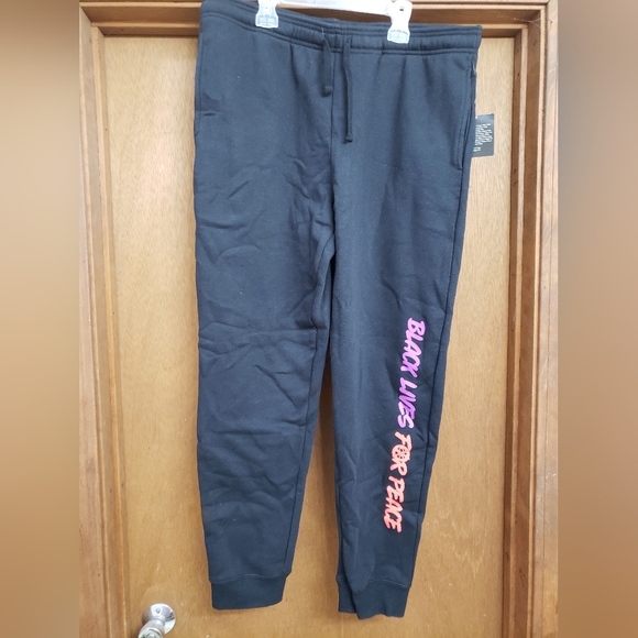 Cross Colours sweatpants Men's size XL Black/Red/Purple